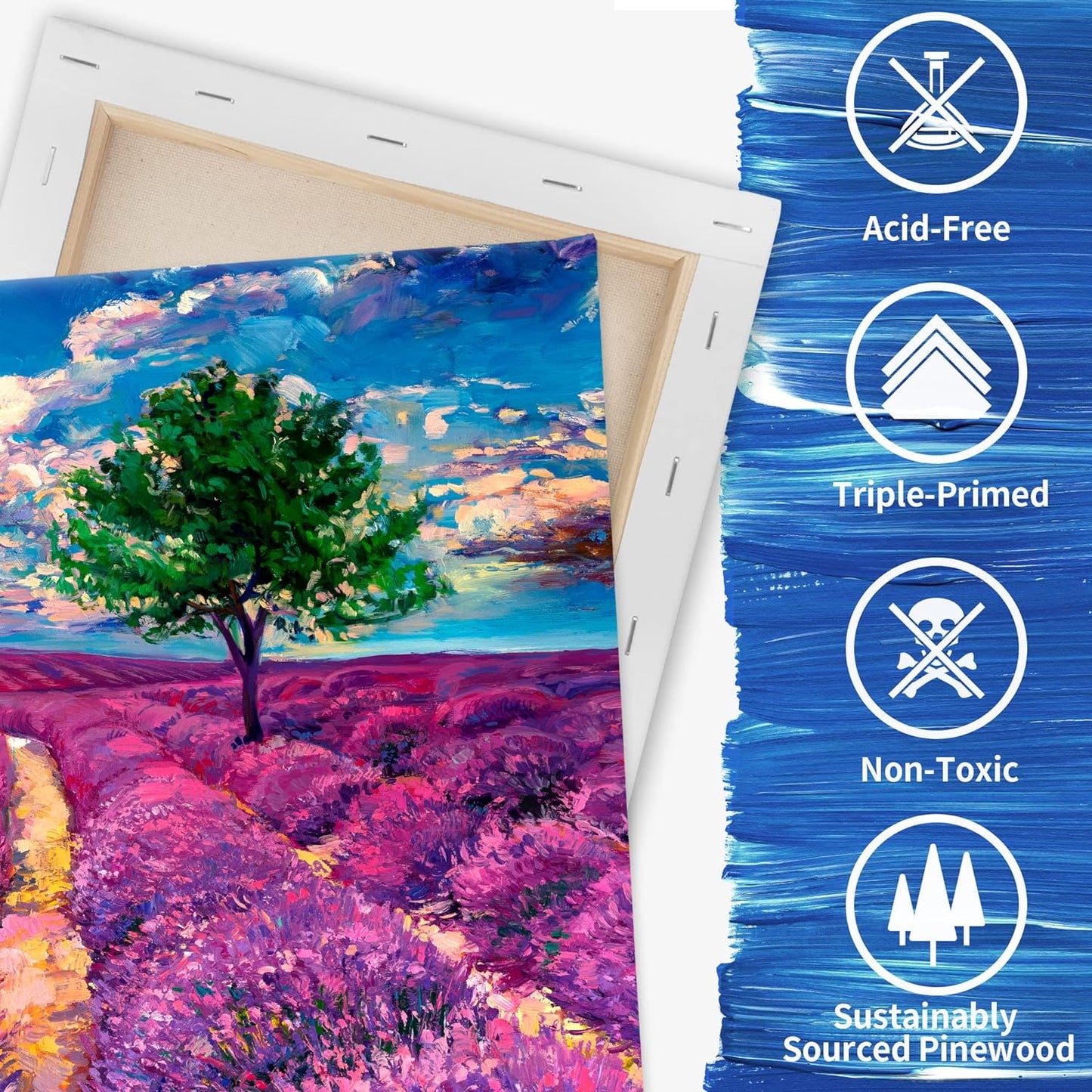 Custom Printed Canvas - 5x7" Premium Cotton Stretched Canvas